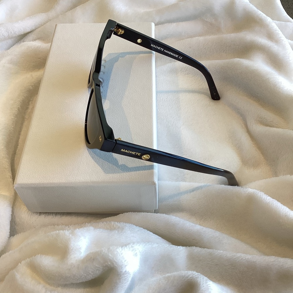 Machete Suzy Sunglasses Black Cat Eye NEW Anthropologie - Picture 11 of 16